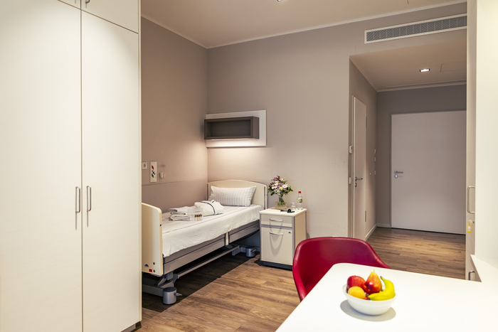 Einbettzimmer im St. Marien Hospital Eickel.